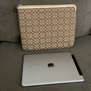 Coach iPad pouch